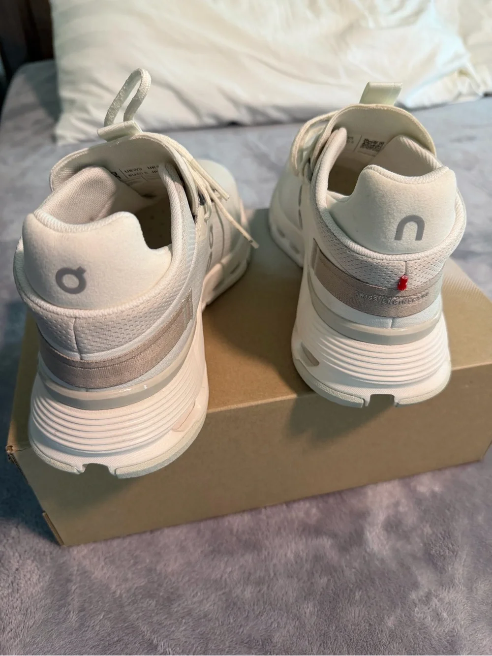 On Running Cloudnova Women’s Athletic Shoes in Off-White/Cream